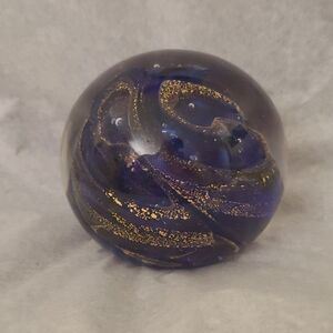 The Ritz Carlton Club Kapalua Bay Ocean Swirl Paperweight